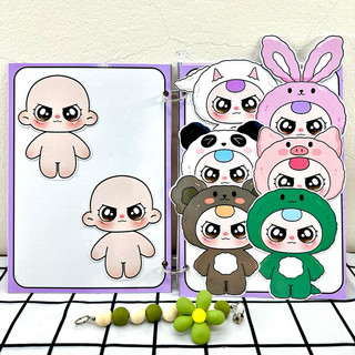 Đồ chơi bóc dán BST thời trang 6 bé BABY THREE phong cách Kuromi, Melody, Cinnamoroll ..vv..