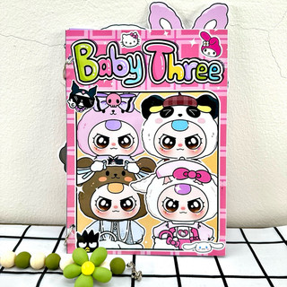Đồ chơi bóc dán BST thời trang 6 bé BABY THREE phong cách Kuromi, Melody, Cinnamoroll ..vv..