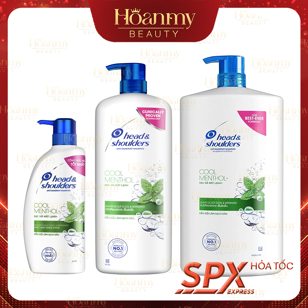 Dầu Gội Sạch Gàu HEAD&SHOULDERS Bạc Hà Mát Lạnh 625g, 850g, 1200g, 1800g