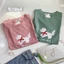 Áo thun 3158 YUSTUDIO cotton khô form rộng mẫu Cún Upward