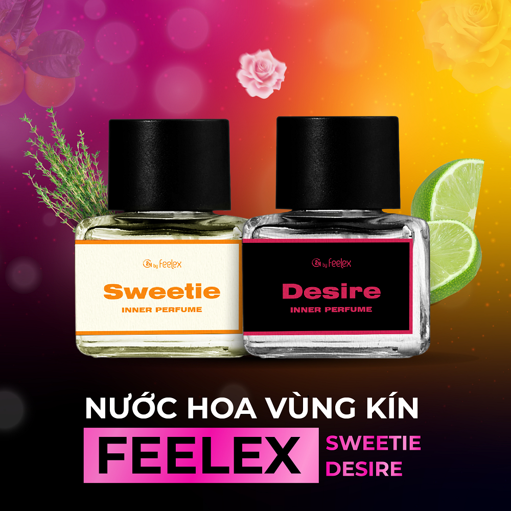 Nước hoa vùng kín C24 By Feelex Inner Perfume quyến rũ ngọt ngào lọ 5ml