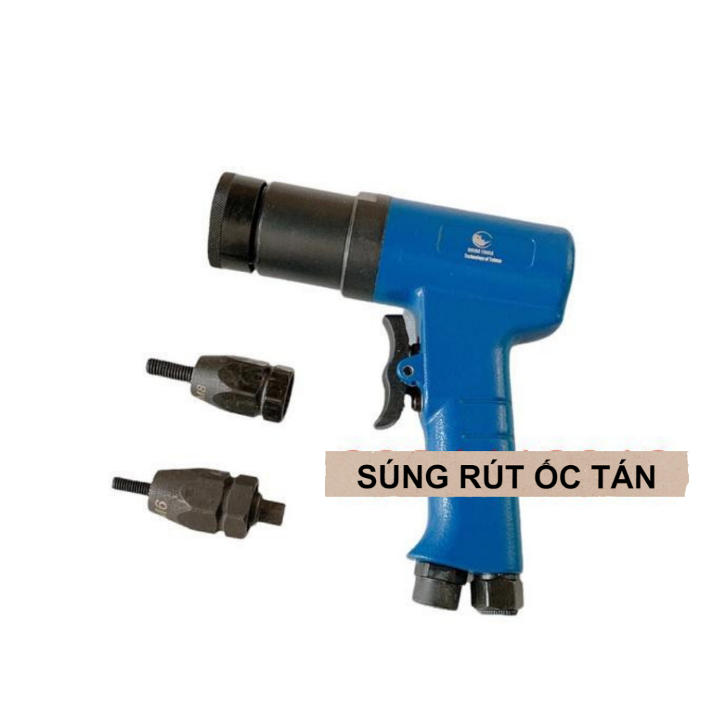 SÚNG RÚT ỐC TÁN , ỐC CẤY RHINO M6-8_TẶNG KÈM 1 SỢI DÂY DẪN HƠI XOẮN 9 ...