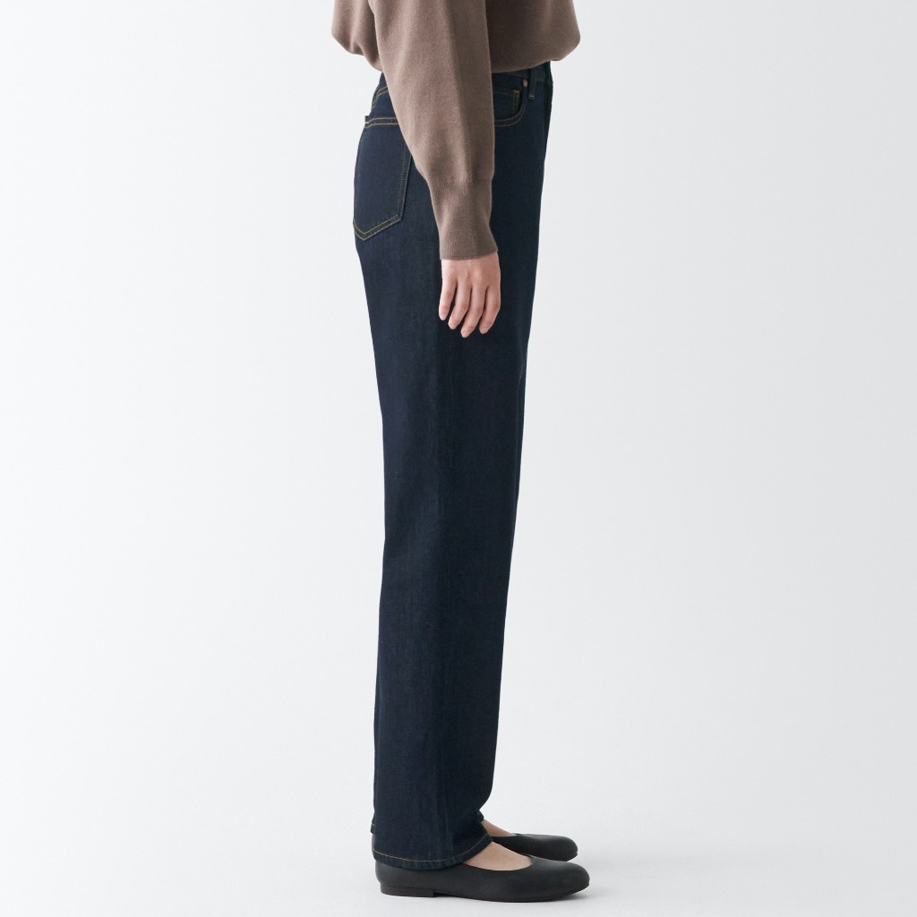 Ảnh Quần Jean Co Giãn Ống Suông 72cm MUJI 2