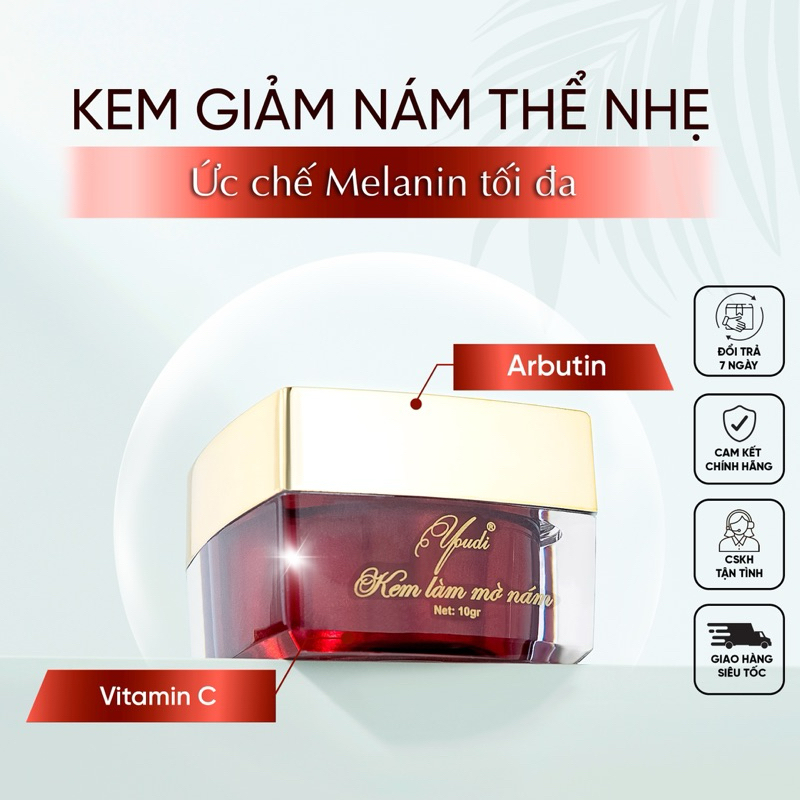 Kem giảm nám tàn nhang đồi YOUDI không bong tróc da 10g