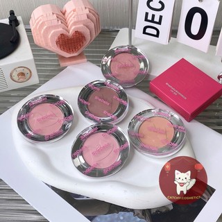 [SHEDELLA] Phấn Má Hồng SHEDELLA Đơn Sắc, Vỏ Hồng, Họa Tiết Mèo Con Dễ Thương, 3.8g