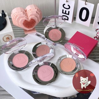 [SHEDELLA] Phấn Má Hồng SHEDELLA Đơn Sắc, Vỏ Hồng, Họa Tiết Mèo Con Dễ Thương, 3.8g