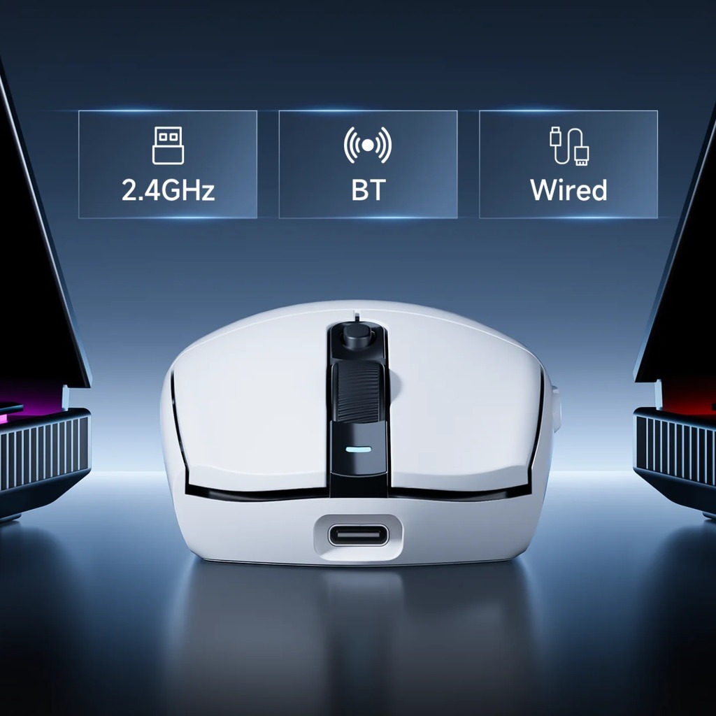 Chuột không dây bluetooth Mchose G3 V2 - 3 mode kết nối - DPi 12000 - Chip 3311 - Pin 800mah | BigBuy360 - bigbuy360.vn