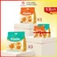 Combo 8 Túi Bánh Bông Lan Kisshu Bảo Ngọc Vị Thịt Nướng BBQ, Vị Sợi Gà, Bánh Ăn Sáng Tiện Lợi |