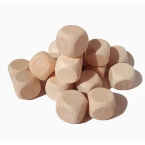 Xí ngầu gỗ tự nhiên kích thước 3x3cm