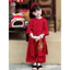 Áo dài Tết🧧 (Top áo dài bé bán chạy) Áo dài tơ lụa thêu hoa Quỳnh siêu phẩm áo dài cho bé 13-45kg