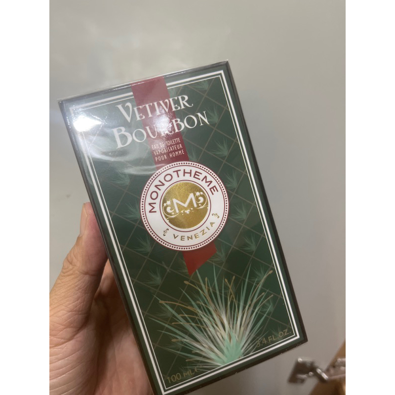 NƯỚC HOA NAM: Monotheme Vetiver Bourbon EDT Pour Homme 100ml Full Seal