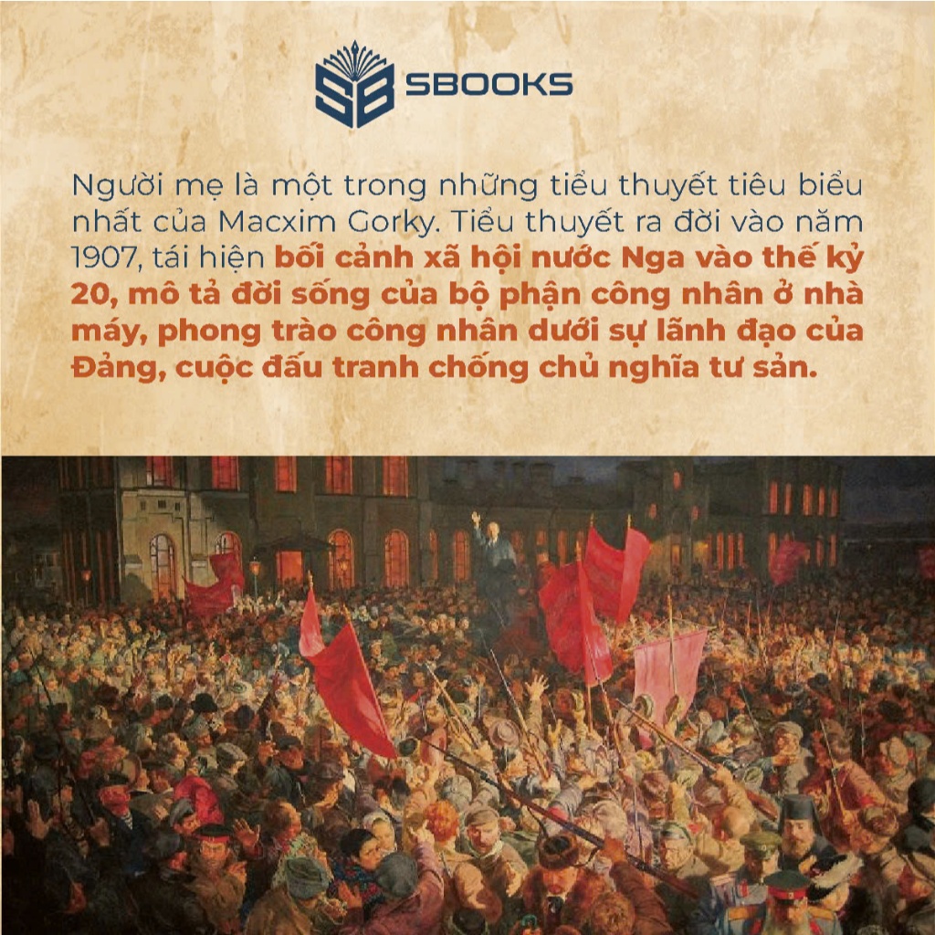 Sách - Người Mẹ ( Maxim Gorky ) - Sbooks Store