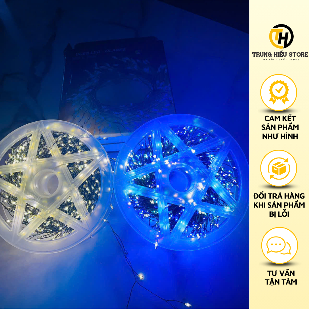 Dây Đèn Led Nguyệt Quế Rễ Cây 30M Màu Vàng, Đủ Màu Tạo Hình Trang Trí ...