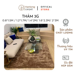 [H] Thảm trải sàn phòng khách/phòng ngủ 3G bề mặt lông nhỏ xoắn, đanh, mật độ sợi dầy không rụng