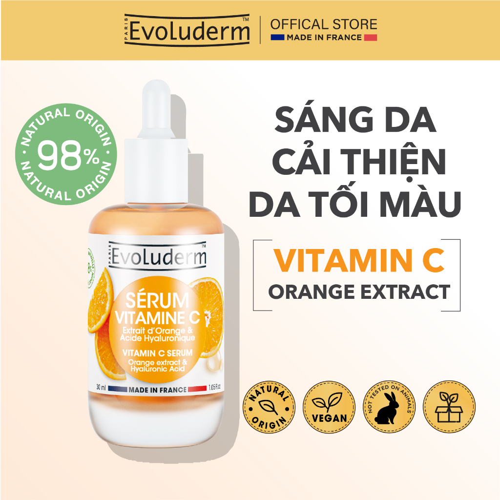 Tinh chất serum dưỡng ẩm, chăm sóc da Evoluderm 30ml