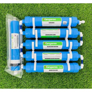 Trọn bộ 1-9 lõi lọc Kangaroo KG99A, KG109A - Nâng pH, Lọc 99,9% vi khuẩn, tạo khoáng chất có lợi cho cơ thể