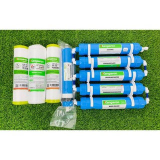 Trọn bộ 1-9 lõi lọc Kangaroo KG99A, KG109A - Nâng pH, Lọc 99,9% vi khuẩn, tạo khoáng chất có lợi cho cơ thể