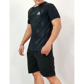 Áo Thể Thao Nam Cộc Tay DAS Dập Vân Nổi, Chất Thun Lạnh Co Giãn Mềm Mịn Vận Động Thoải Mái 40-85kg