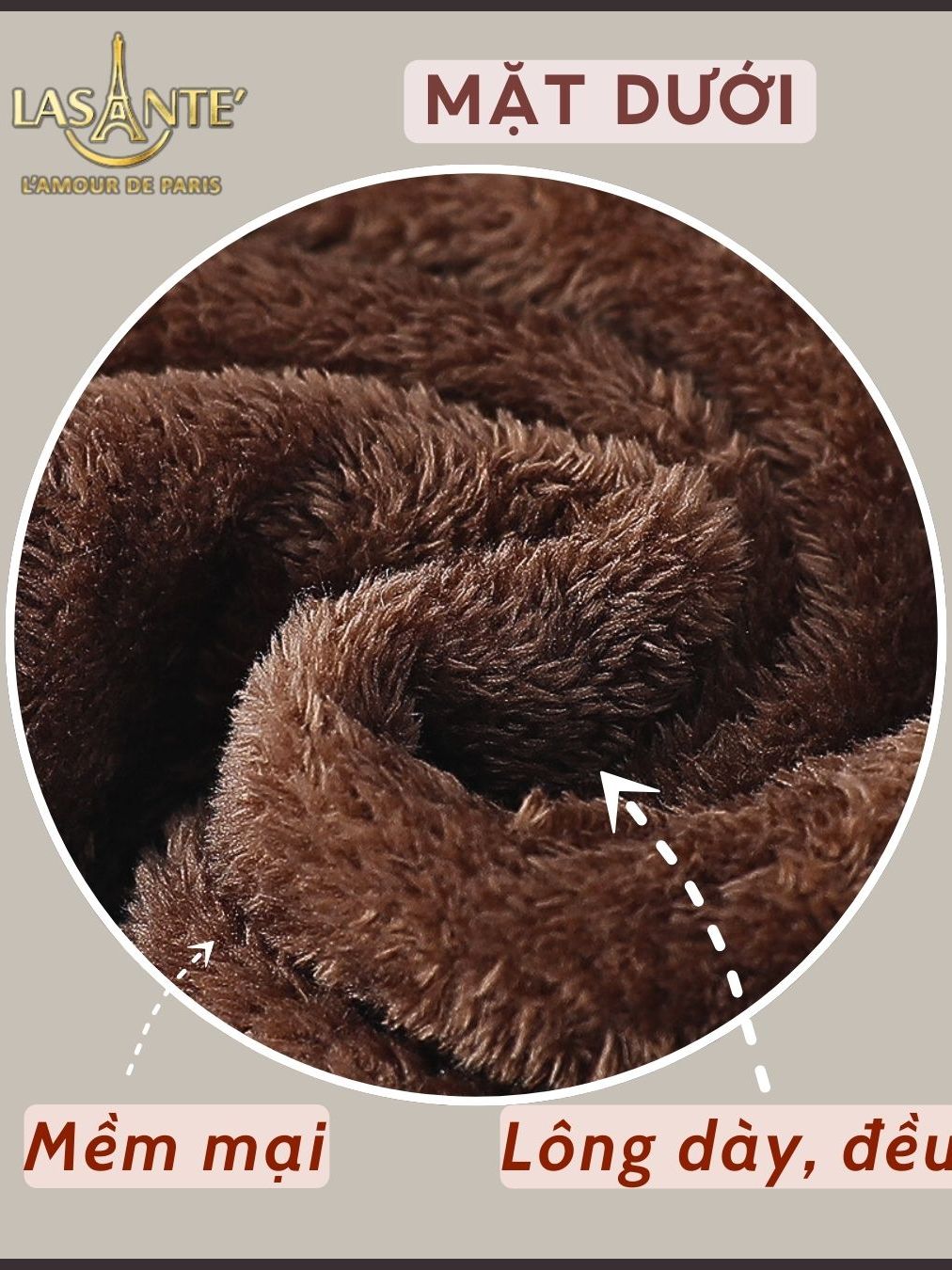 Ảnh Chăn lông cừu đại hàn mùa đông Anita chính hãng Lasante  ấm áp siêu nhẹ 4,2 Kg 2m*2m3 3