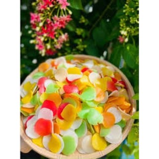 Đặc sản Sa Đéc Bánh phồng tôm rau củ ngũ sắc.