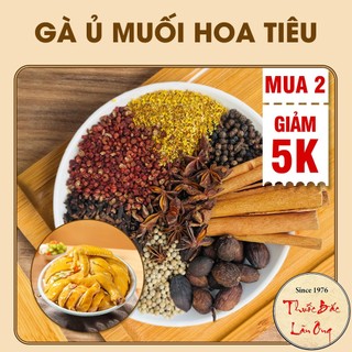 Set nguyên liệu gà ủ muối hoa tiêu, gia vị thảo mộc ủ gà, thơm ngon, kèm công thức chuẩn