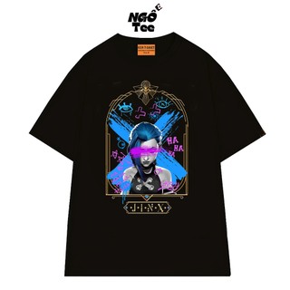 Áo Thun Game Liên Minh Huyền Thoại NGỐ TEE Arcane 2 Jinx Vải Cotton 75 Thoáng Mát