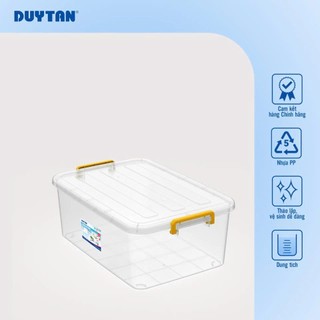 Combo 5 Thùng Nhựa Chữ Nhật Duy Tân – 10L, 15L, 30L – Nhựa PP An Toàn Đựng Thực Phẩm, Đồ Dùng