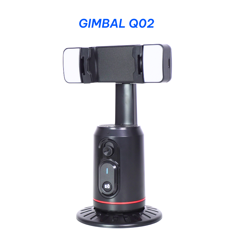 Combo Tripod Yunteng VCT-180 Và Gimbal Q02 - Phụ Kiện Quay Video, Livestream Chuyên Nghiệp