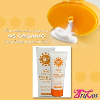 Kem chống nắng nâng tông NS Organic Tone Up Collagen Fragrance Sun Cream SFP50+ PA++++ 100ml 2Trucos