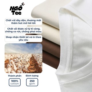 Áo Thun Game Hollow Knight NGỐ TEE Form Unisex Rộng Rãi Chất Vải Cotton 100 Thoáng Mát