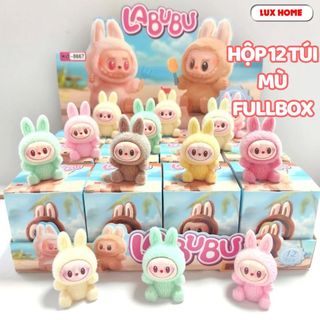 Hộp 12 Túi Mù FullBox Powerpuff Girls, Labubu, Blind Box Mini Quà Tặng Cho Các Bé, Mô Hình Mini