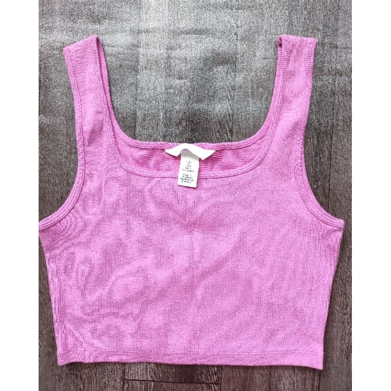 (BomoHouse) Áo croptop ba lỗ HM* bigsize - dư xịn.