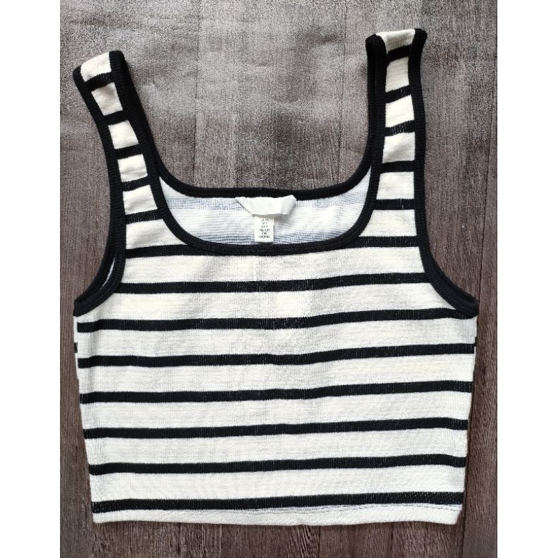 (BomoHouse) Áo croptop ba lỗ HM* bigsize - dư xịn.