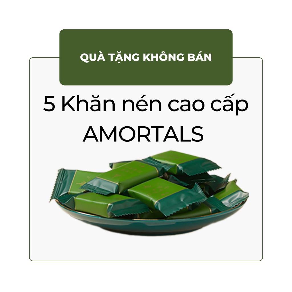 Khăn Nén Đa Năng Amortals - Gói Nén Tiện Lợi, Dễ Dàng Mang Đi Du Lịch