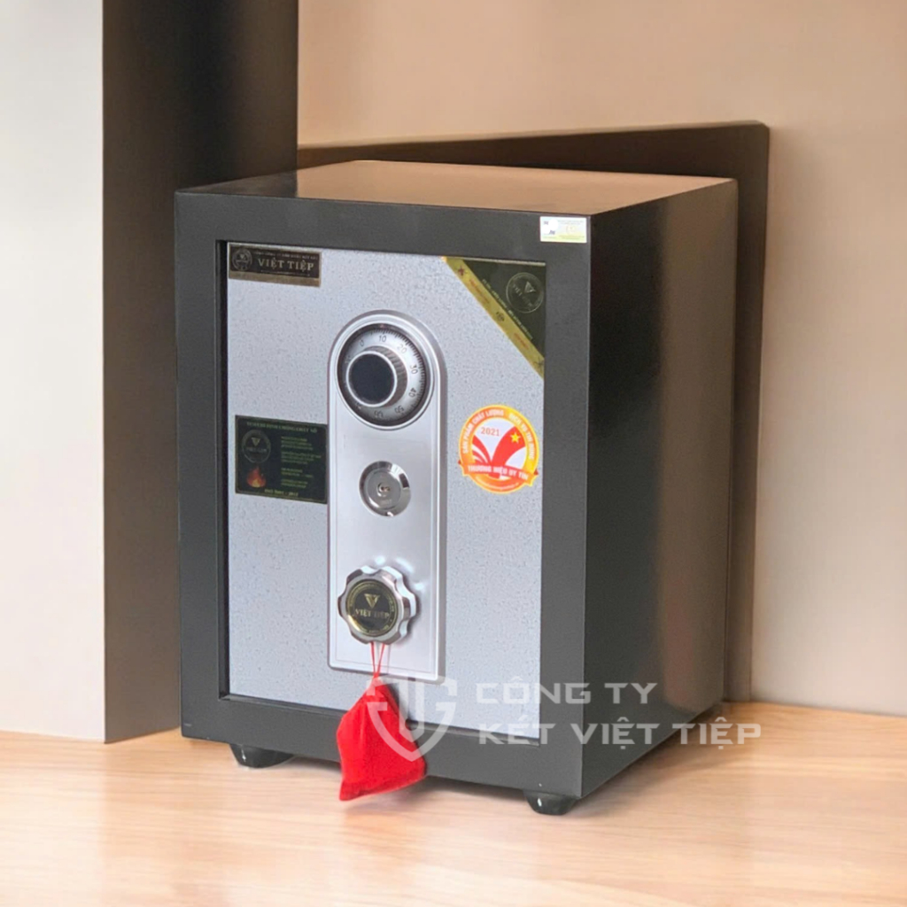 Két sắt Khóa cơ Việt Tiệp - KR50 CƠ 40KG +_ ( Sản phẩm của công ty TNHH SX Két Việt Tiệp )