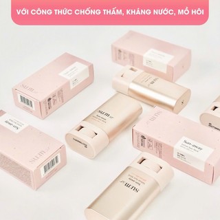 Thanh lăn chống nắng dưỡng trắng cải thiện nếp nhăn Su:m37 Sun-away Velvet Sun Stick SPF50+/PA++++