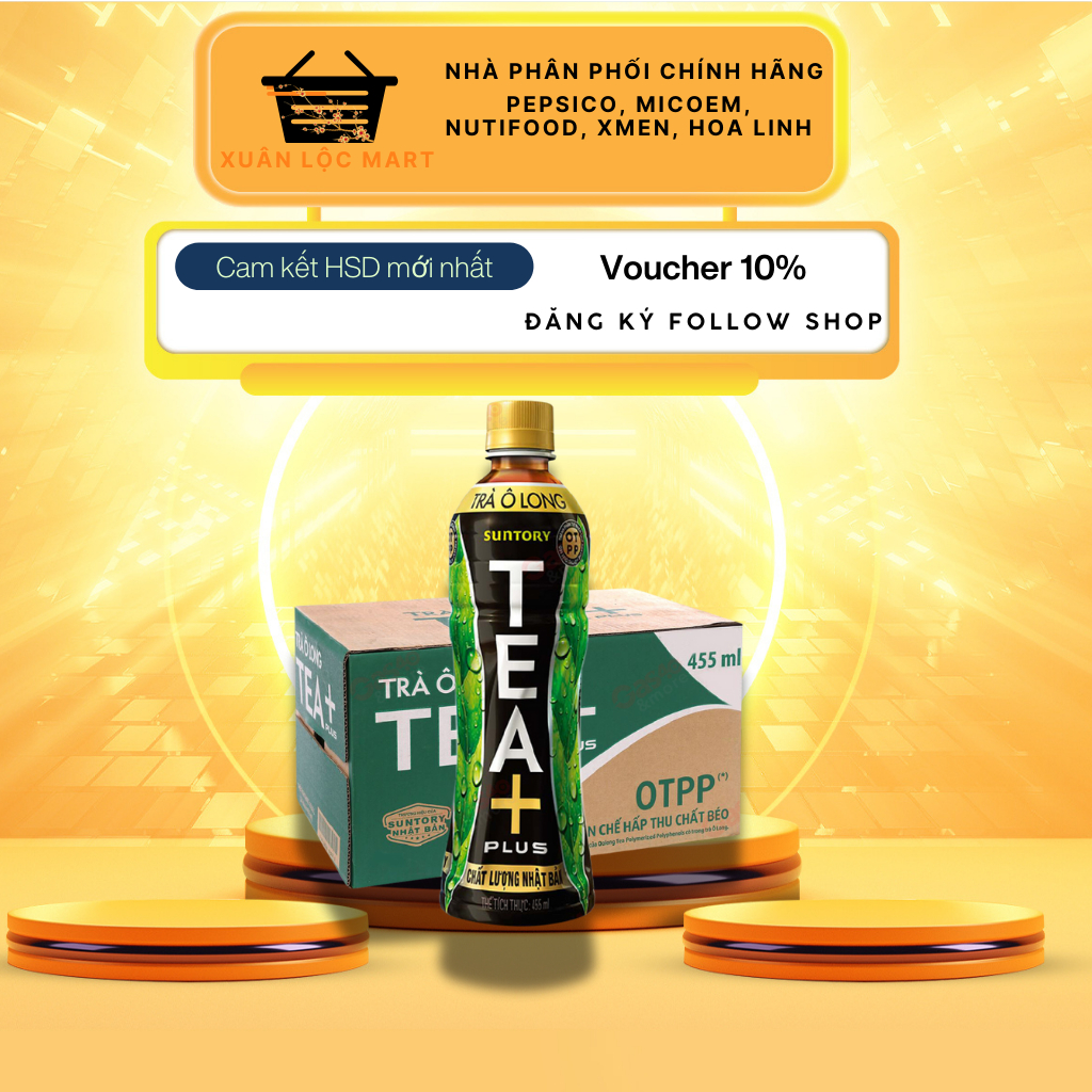 Thùng Nước Ngọt Trà Olong, Trà Ô Long Tea Plus 450ml Pepsico Chính Hãng ...