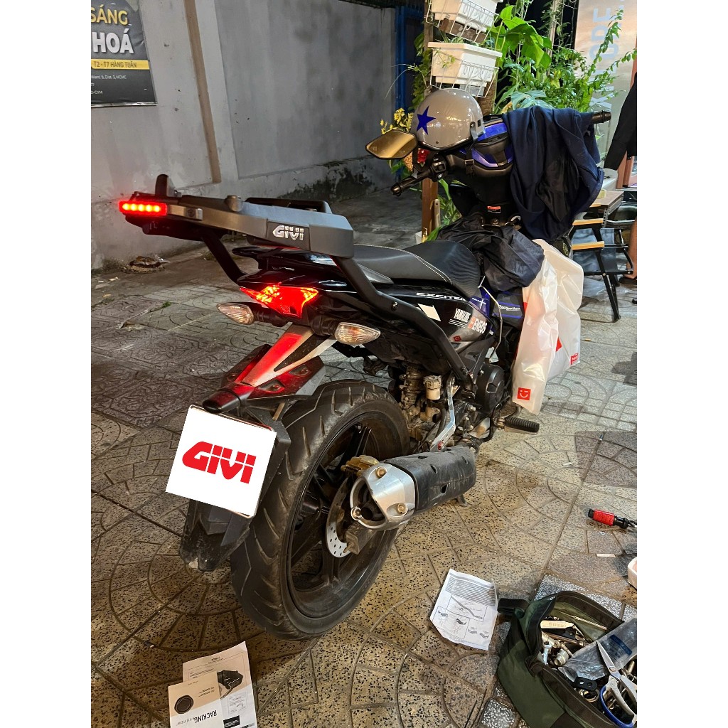 Baga cảng sau Givi ZR cho xe YAMAHA Exciter150  - Chính hãng chịu lực tốt nhất