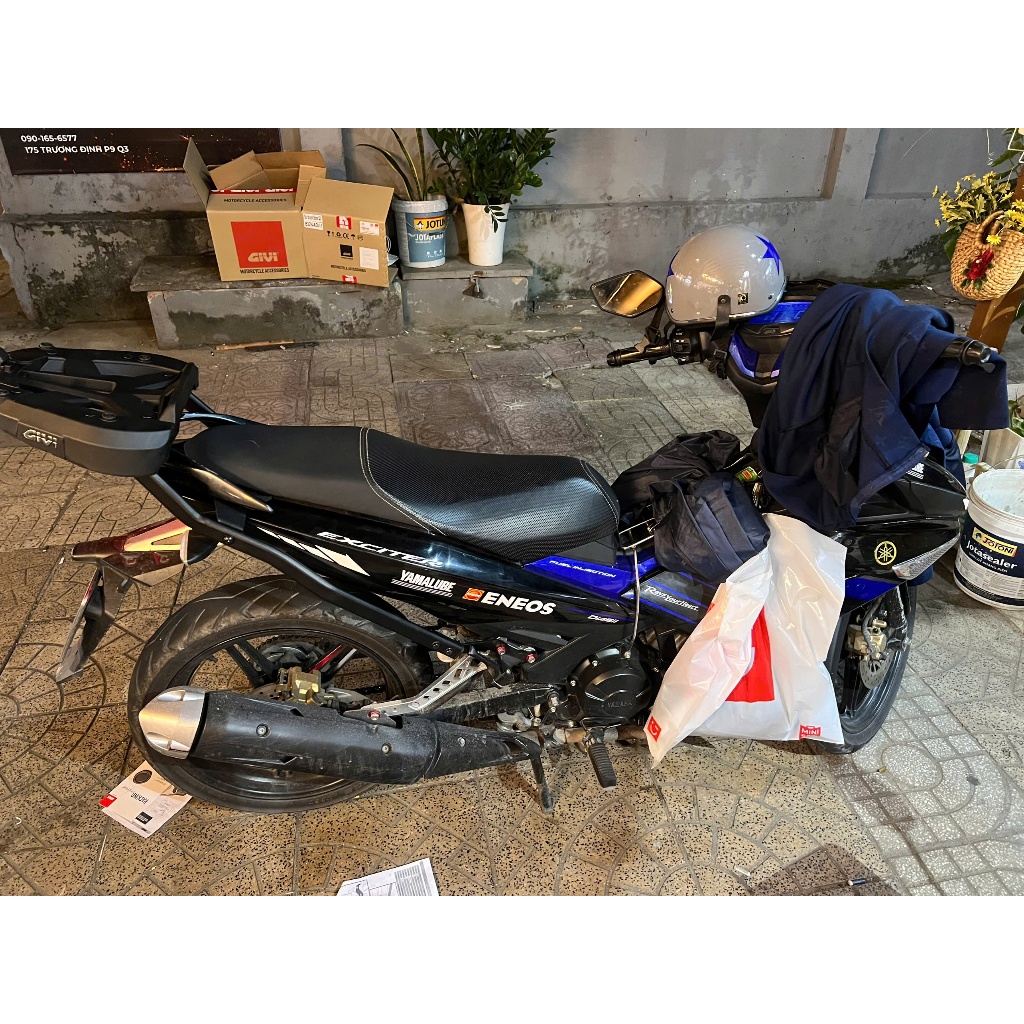 Baga cảng sau Givi ZR cho xe YAMAHA Exciter150  - Chính hãng chịu lực tốt nhất