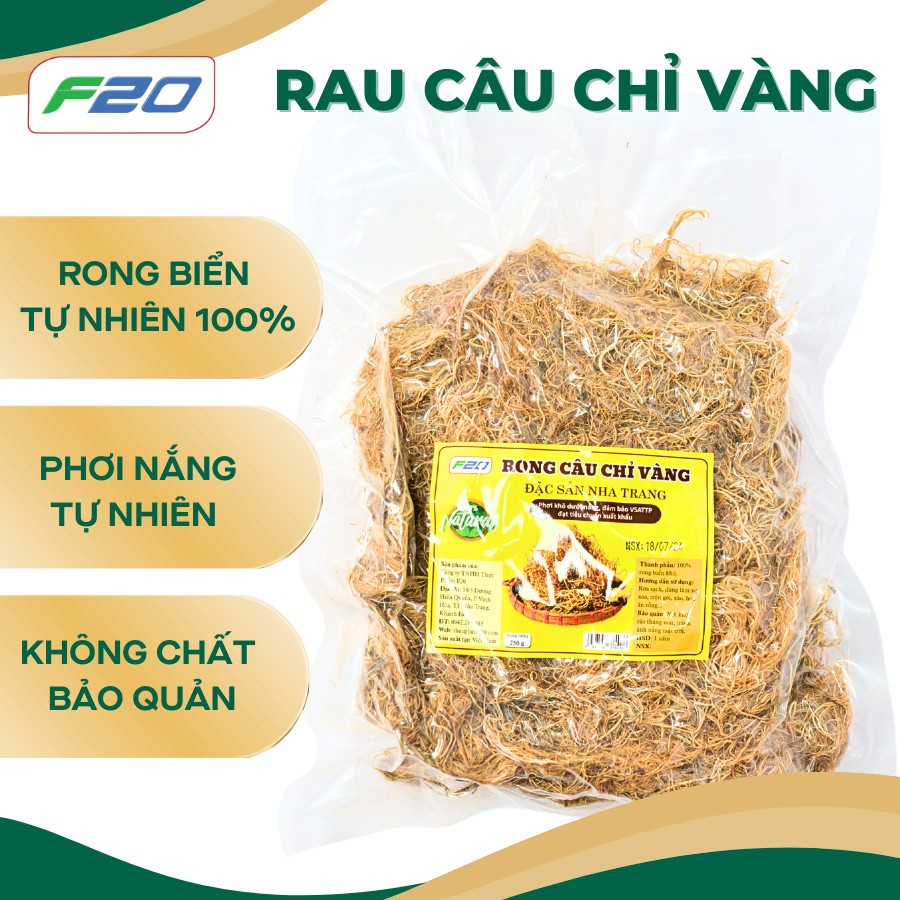 (1kg) Rau Câu Chỉ Vàng. Rong Biển Làm Xu Xoa. Rong Biển Nấu Chè ...