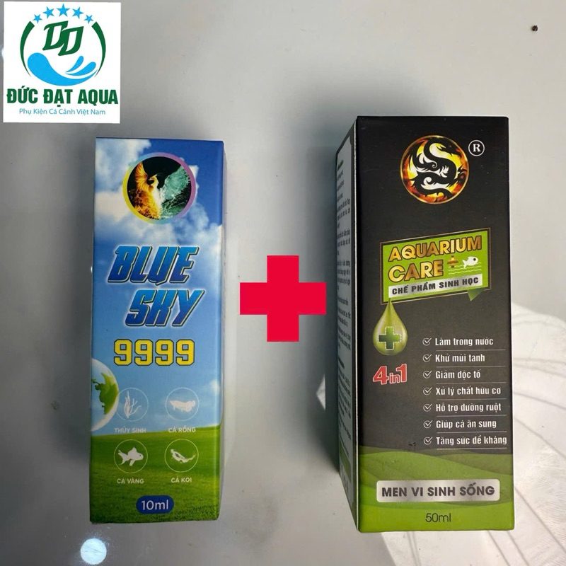 (MUA 1 TẶNG 1) Blue Sky 999 -9999 10ml + Vi Sinh Aquarium care 50ml hoặc 999/5ml kèm vs và lẻ 3