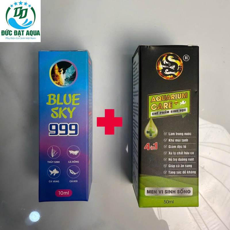 (MUA 1 TẶNG 1) Blue Sky 999 -9999 10ml + Vi Sinh Aquarium care 50ml hoặc 999/5ml kèm vs và lẻ 4