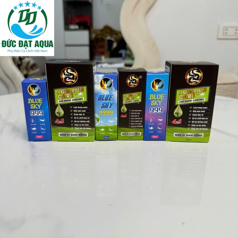 (MUA 1 TẶNG 1) Blue Sky 999 -9999 10ml + Vi Sinh Aquarium care 50ml hoặc 999/5ml kèm vs và lẻ 7
