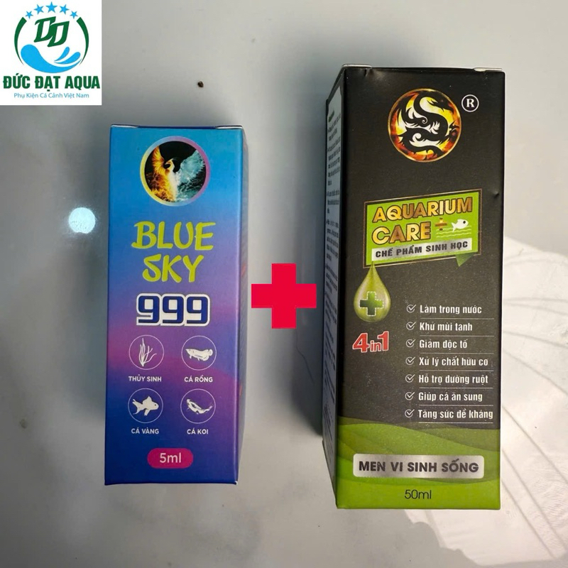 (MUA 1 TẶNG 1) Blue Sky 999 -9999 10ml + Vi Sinh Aquarium care 50ml hoặc 999/5ml kèm vs và lẻ 8