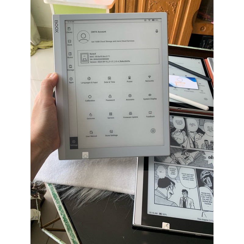 MÁY ĐỌC SÁCH BOOX NOTE X ( BOOX NOTE AIR 2) LIKE NEW | Shopee Việt Nam