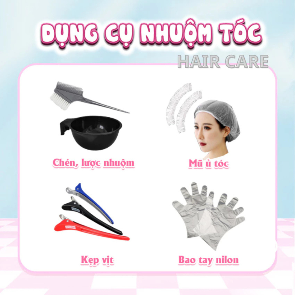 Bộ Dụng Cụ Nhuộm Tóc Tại nhà  Cao Cấp  _ Trunghair