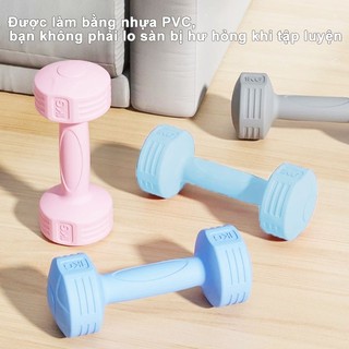 OOKAS Quả Tạ Tay bọc cao su tập thể dục tại nhà1kg/2kg/3kg thể,Nữ Chuyên Thể Dụ,thương Yoga Pilates