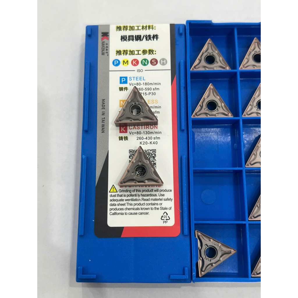 Chip tiện T16 chuyên chỉ tiện inox cứng ĐÀI LOAN CHẤT LƯỢNG CAO