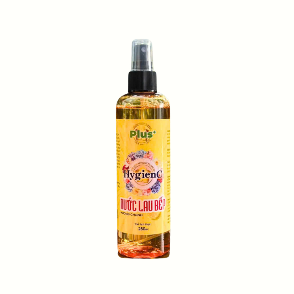 Ảnh Nước Xịt Lau Bếp HygienC Plus Hương Chanh & Baking Soda Chai 250ml 2