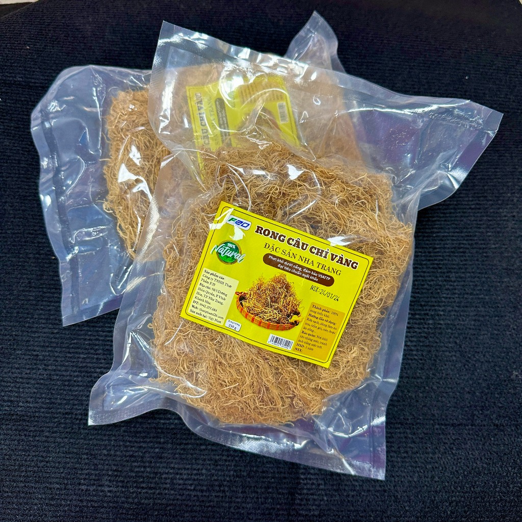 Rong Câu Chỉ Vàng 500g. Rong Biển Nấu Xu Xoa. Rong Biển Nấu Chè ...